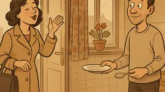 Banc: Iubitule, am plecat la muncă...