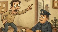 Poveste scurtă: Un necunoscut a intrat la poliție gâfâind. Ce a cerut m-a blocat