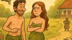 Banc: Ce i-a spus Adam Evei?