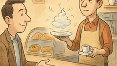 Banc: O cafea, vă rog!