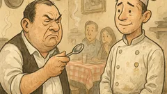 Banc: Patronul gustă mâncarea noului bucătar