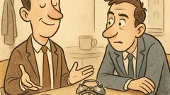 Banc: Doi colegi în pauza de masă