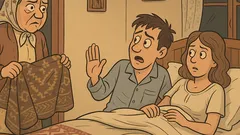 Banc: Mamă, nu mai intra să mă învelești