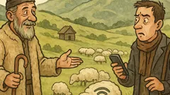 Banc: Un orășean merge în Apuseni...