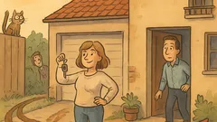 Banc: „Dragă mea, ai băgat mașina-n garaj?”