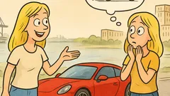 Banc: Două blonde și Porsche-ul de 4 secunde