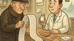 Banc: Un pensionar, la farmacie…